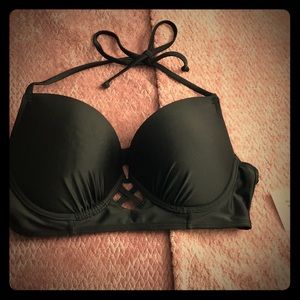 Black bathing suit top (new)